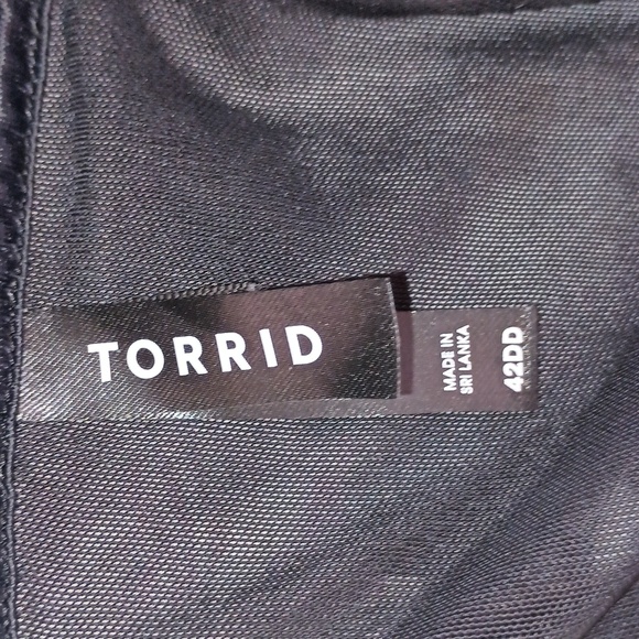 Torrid Dream Wire Free Lightly Lined Print Front Closed Bra 42DD - Picture 6 of 8